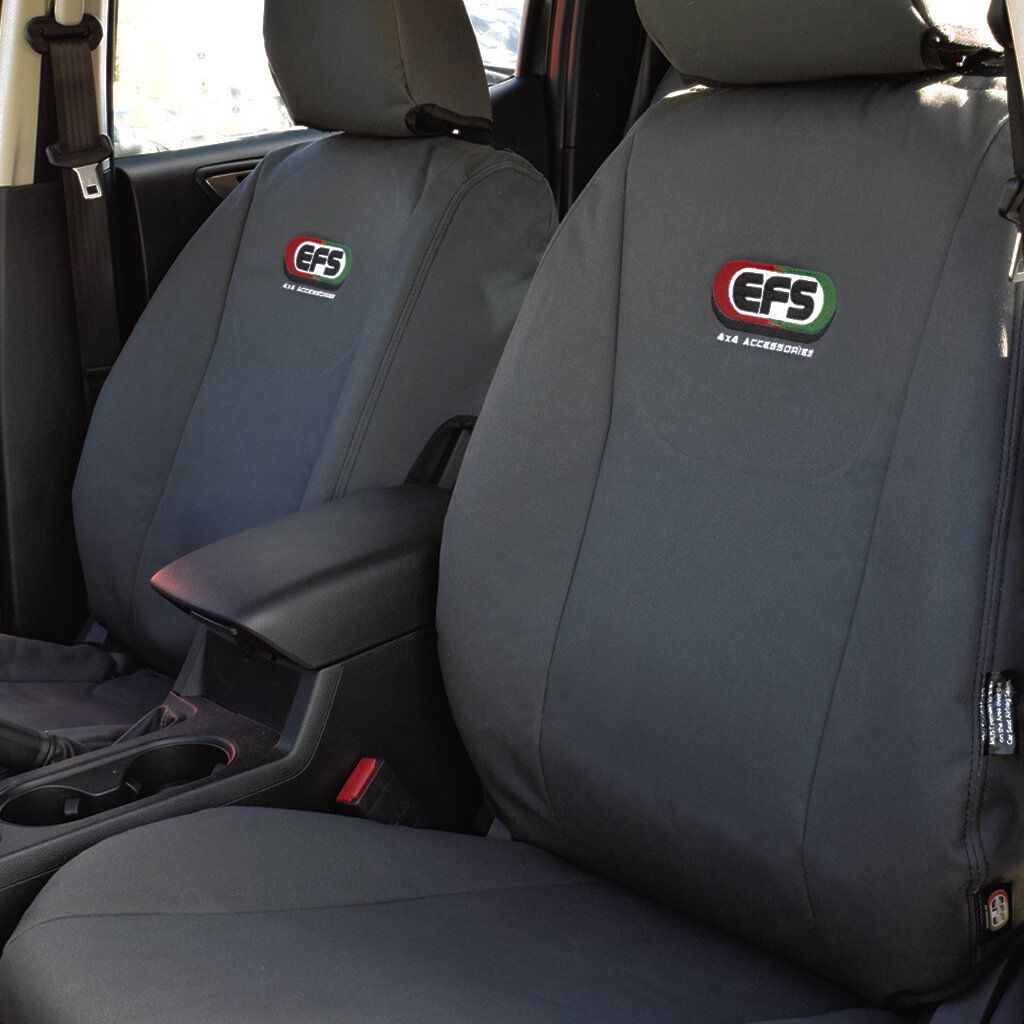 Maß Sitzbezüge kompatibel mit Nissan Navara IV 4 Gen D104 D231 Fahrer & Beifahrer ab BJ 2015 Farbnummer 